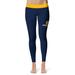 Women's Vive La Fete Navy/Gold Tennessee Chattanooga Mocs Plus Size Solid Design Yoga Leggings