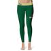 Women's Vive La Fete Green/Gold Wright State Raiders Plus Size Solid Design Yoga Leggings