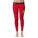 Women's Vive La Fete Crimson/Black Ferris State Bulldogs Solid Design Yoga Leggings