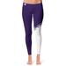 Women's Vive La Fete Purple/White Kansas State Wildcats Color Block Yoga Leggings