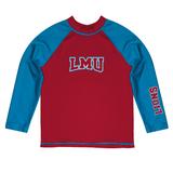 Toddler Vive La Fete Red/Blue Loyola Marymount Lions Solid Contrast Rash Guard