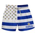 Toddler Vive La Fete Blue/White San Jose State Spartans Flag Swim Trunks