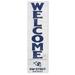 Wisconsin Stout Blue Devils 10'' x 35'' Indoor/Outdoor Welcome Sign