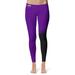 Women's Vive La Fete Purple/Black Central Arkansas Bears Plus Size Color Block Yoga Leggings