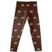 Youth Girls Vive La Fete Brown Western Michigan Broncos All Over Print Leggings