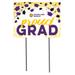 Western Illinois Leathernecks 18" x 24" Grad Hats Yard Sign