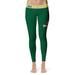 Women's Vive La Fete Green/Gold Wright State Raiders Solid Design Yoga Leggings