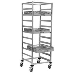 SARO Korbtrolley Regalwagen für Tabletts & Körbe KT500 Image