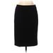 White House Black Market Casual Skirt: Black Bottoms - Women's Size 6 Petite