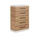 A.R.T. Portico 5 - Drawer 38" W Solid Wood Chest Wood in Brown | 54 H x 38 W x 18 D in | Wayfair 323150-3351