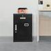 Ebern Designs Tervel 1-Drawer Vertical Filing Cabinet w/ Locks Metal/Steel in Black | 25.6 H x 17.3 W x 15.4 D in | Wayfair