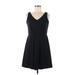 Ann Taylor LOFT Casual Dress: Black Dresses - Women's Size 6 Petite