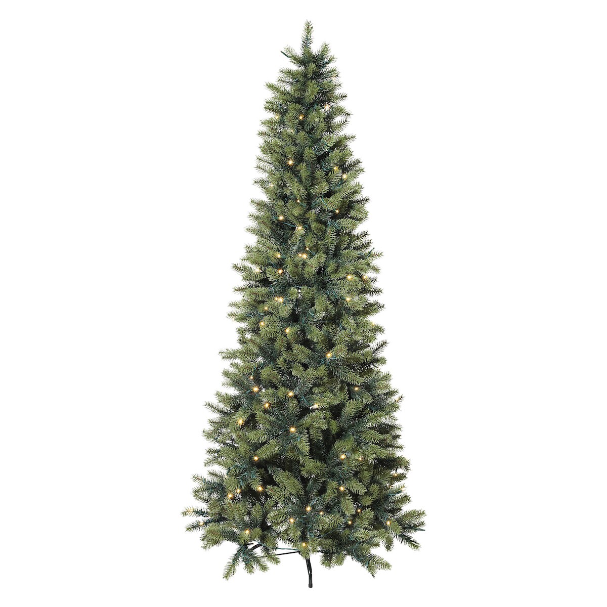 CREATIV green künstliche Pflanze Tannenbaum, schlank 200 LED, 150 cm, PVC-frei Image