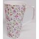 Royal Chelsea Rose Mug 500 ml Fine Bone China Large Latte Pink & Purple Flowers Vintage Style Floral Cup Hand Decorated UK