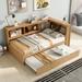 Twin Size Storage Daybed with Trundle and USB Ports