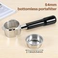 54mm Bottomless Portafilter for Barista BES870XL BES870BSXL BES878BSS BES880BSS BES840XL and More B