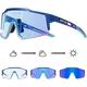 KAPVOE Photochromic Cycling Sunglasses MTB Clear Mountain Bike Transition Bicycle Sunglasses for Men Women