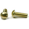 X 1-1/4 Brass Machine Round Head Slotted Drive - (Pack Of 100 Pcs) Solid Brass Plain Finish Length: 1-1/4 Inches Thread Size: -40 Coarse Thread UNC