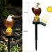 Solar Powered LED Owl Garden Lights Outdoor Solar Light Owl Animal Pixie Lawn Lamps Ornament Waterproof Lamp Unique Solar Lights