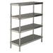 Prairie View N206048-4 Complete 4 Tier Shelving Units 60 x 20 x 48 in.