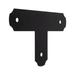 National Hardware N800-012 T Strap Black 3 x 13-1/2 x 8-1/4 In. - Quantity 5