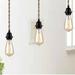 RKZDSR Hemp Rope Chandelier: Pendant Light Cord Kit With Individual Change 18.4 Inch Vintage Hanging Lighting Fixture For DIY Project Decoration (Bulb Not Included)