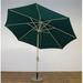 Shade Trends 11 x 8 ft. Premium Market Umbrella - Maple Frame- Forest Green Canopy