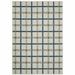 HomeRoots 6 x 9 ft. Beige Geometric Stain Resistant Indoor & Outdoor Rectangle Area Rug - Beige - 6 x 9 ft.