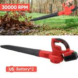 Cordless Leaf Blower 20V Handheld Electric Leaf Blowers with 2.0Ah Battery & Fast Charger Lightweight Battery Powered Leaf Blowers for Patio Yard Sidewalk Small Leaf Blowers