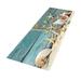 Outdoor Rug Runner Rug For Hallway Geometric Carpet Digital Printing Polyester Surface With Non Bottom Front Door Mat