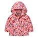 Frostluinai Savings Clearance 2023! Toddler Boys Girls Raincoat 2023 Toddler Kids Baby Grils Boys Outdoor Jacket Zipper Hooded Windproof Coat Waterproof Windbreaker Outwear Coat