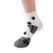 Winter Solid Color Brushed Thick Plush Warm Socks Cartoon Animal Print Socks Blogger Socks Womens Sports Compression Socks Cuts Packs Women Stockings Thick Womens Socks Socks for Women Winter Womens