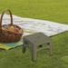 Outdoor Folding Table Foldable Picnic Table Courtyard Table Portable Camping Table for Yard Hiking Picnic Beach Climbing Green