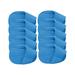 10x Golf Iron Headcovers Golf Club Head Cover PU Leather Protector Anti Scratch Iron Protective Cover Golf Training Equipment L Blue
