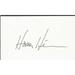 Homer Hickam Signed 3x5 Index Card Rocket Boys