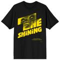 The Shining Poster Art Crew Neck Short Sleeve Black Men s T-shirt-Large