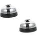 Doggy Toy 2pcs Game Bell Metal Desk Small Dog Dog Food Hotel Service Bell Ringing Bell Tea Dinner Bell Desk Bell Game Ringing Bell Counter Reception Bar Ring Pet Ring The Bell