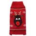 Dog Sweater Christmas Pet Clothes Red Nose Pet Sweater Teddy Dog Sweater Winter Cartoon Dog Clothes Sweater Warm Christmas Pet Sweaters For Pet Pullover Sweater Puppy Apparel 6 Sizes Puppy