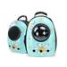 Biplut Cat Backpack Portable Smooth Oxford Cloth Space Capsule Cat Backpack for Pet (Green)