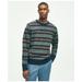 Brooks Brothers Men's Big & Tall Lambswool Archive Intarsia Sweater | Navy | Size 3X Tall