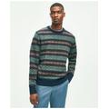 Brooks Brothers Men's Big & Tall Lambswool Archive Intarsia Sweater | Navy | Size 1X Tall