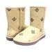 Women's Cuce Tan New Orleans Saints Allover Logo Boots