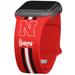 Nebraska Huskers Silicone Apple Watch Band