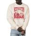 Men's Uscape Apparel Cream Northeastern Huskies Premium Heavyweight Crew Neck Sweatshirt