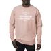 Men's Uscape Apparel Pink Pepperdine Waves Premium Heavyweight Crew Neck Sweatshirt