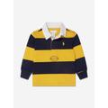 Ralph Lauren Kids Boys Striped Rugby Shirt In Yellow Size US 6 - UK 5 Yrs