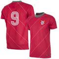 Copa Portugal Home No.9 Retro Shirt 1982-1983 (Retro Flock Printing)