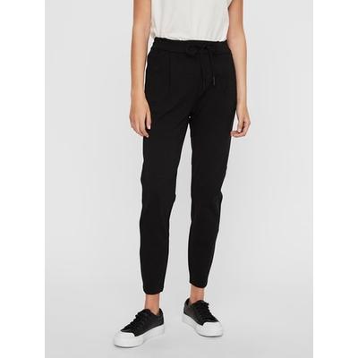 Jogger Pants VERO MODA "VMEVA MR LOOSE STRING PANT GA NOOS", Damen, Gr. XL (42), Länge 34, schwarz, Web, Obermaterial: 65% Viskose, 30% Nylon, 5% Elasthan, unifarben, modisch, loose fit 7/8-Länge, Hosen, hinten mit elastischem Bündchen Image