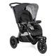 Chicco Activ3 Kinderwagen mit 3 Rädern, leicht zu fahren in jedem Gelände, breiter Sitz, verstellbare Rückenlehne, praktischer Verschluss, verstellbare Stoßdämpfer, 0 Monate+, Jet Black