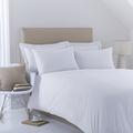 Charlotte Thomas, Percale Plain Dye, Fitted Sheet White, Super King